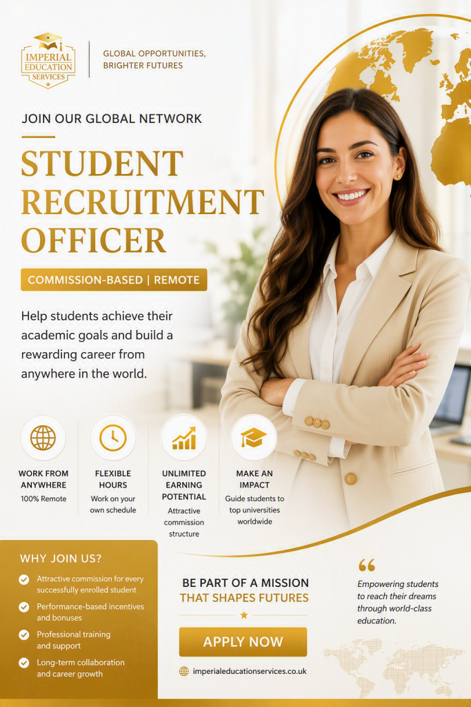 Student Recruitment Officer (Commission-Based | Remote)