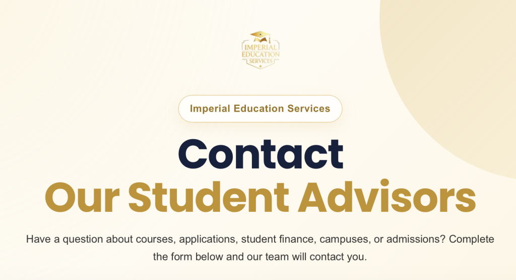 Contact Our Student Advisors